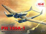 ICM 1/72 Focke-Wulf Fw-189A-1 WWII German Reconnaissance Plane (100% new molds) # 72291
