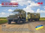 ICM 1/72 ZiL-131 Truck with Trailer Armed Forces of Ukraine "Brave Ukraine Series" # 72817