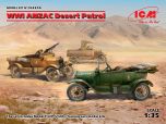 ICM 1/35 WWI ANZAC Desert Patrol (Model T LCP, Utility, Touring) # 3510