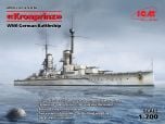 ICM 1/700 Kronprinz (full hull & waterline), WWI German Battleship # 016