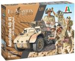 Italeri 1/35 Autoblinda AB41 with Bersaglieri Italian Infantry # 6591