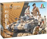 Italeri 1/35 Crusader Mk III With Tank Crew # 6592