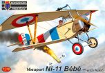 Kovozavody Prostejov 1/72 Nieuport Nie-11 Bebe 'French Aces' # 72449