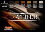 LifeColor Leather Set (22ml x 6) # LC-CS30 - Paint Set