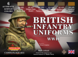 LifeColor British Uniforms WWII set # CS41