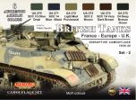 LifeColor British Tanks Set 2 - France, Europe & UK # CS44