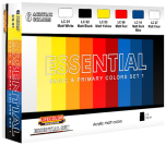 LifeColor Essential Basic & Primary Colours Set 1 # LC-ES01 - Paint Set