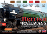 LifeColor British Railways - Early Period 1948/1959 - Set 1 (22ml x 6) # LC-XS10