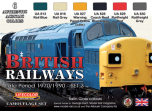 LifeColor British Railways - Late Period 1970/1990 - Set 3 (22ml x 6) # LC-XS12