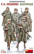 Miniart 1/35 US Soldiers in Rainwear # 35245