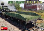 Miniart 1/35 Soviet Railway Flatbed 16.5-18t # 35303
