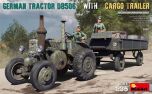 Miniart 1/35 German Tractor D8506 with Cargo Trailer # 35317