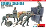 Miniart 1/35 German Soldiers w/ Fuel Drums Spec Edition # 35366