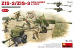 Miniart 1/35 ZIS-2 / ZIS-3 w/ Limber and Crew (2 in 1) # 35369