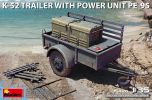 Miniart 1/35 K-52 Trailer w/ Power Unit PE-95 # 35426