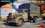 Miniart 1/35 German 3t Cargo Truck 3,6-36s Mid Prod # 35456