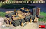 Miniart 1/35 7,5 cm Kw.K Stu.G Shells w/ Ammo Boxes # 35457