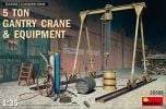 Miniart 1/35 5 Ton Gantry Crane & Equipment # 35589