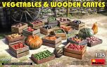 Miniart 1/35 Vegtables & Wooden Crates # 35629