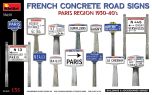 Miniart 1/35 Concrete Signs France 1930-40's Paris # 35659