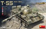 Miniart 1/35 T-55 Soviet Tank Mod.1963 with Interior # 37018