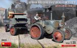 Miniart 1/35 German Tractor D8511 Mod 1936 w/ Trailer # 38033
