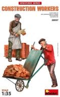 Miniart 1/35 Construction Workers w/ Accessories # 38097