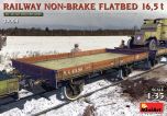 Miniart WWI 1/35 Railway Non-Brake Flatbed 16.5t # 39004