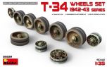 Miniart 1/35 Soviet T-34 Wheels Set 1942-43 Series # 35239