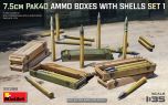 Miniart 1/35 7.5cm PaK40 Ammo Boxes w/ Shells Set 1 # 35398