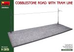 Miniart 1/35 Cobblestone Road w/ Tram Line (Injection) # 36065