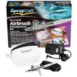 Spraycraft Airbrush & Compressor Kit # SP30KC