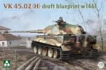 Takom 1/35 VK 45.02 (H) "Draft Blueprint w1461" Heavy Tank 3-in-1 German Army WWII # 02191