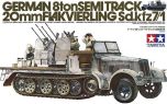 Tamiya 1/35 German Sd.Kfz. 7/1 8 ton Halftrack w/20mm Flakvierling # 35050