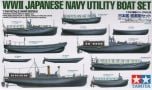 Tamiya 1/350 IJN Utility Boat Set. 17m Motor # 78026 - Plastic Model Kit