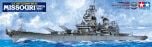 Tamiya 1/350 US Battleship BB-63 Missouri - Circa 1991 # 78029 - Plastic Model Kit