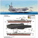 Trumpeter 1/350 USS Constellation CV-64 Kitty Hawk Class Aircraft Carrier # 05620