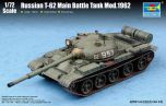 Trumpeter 1/72 Soviet T-62 Main Battle Tank Model 1962 # 07146