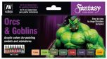 Vallejo Game Color Set Orcs & Goblins # 72304