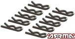 Arrma Body Clip Black Small (10) # 320209