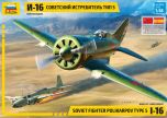 Zvezda 1/48 I-16 Soviet WWII Fighter # 4832