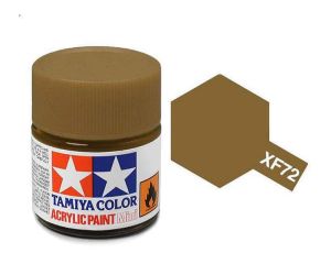 Tamiya 10ml Brown (JGSDF) acrylic paint # XF-72