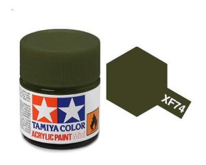 Tamiya 10ml Wooden Deck Tan Olive Drab (JGSDF) # XF-74