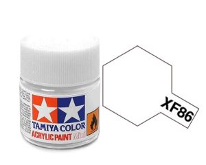 Tamiya 10ml Flat Clear acrylic paint # XF-86