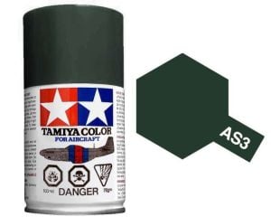 Tamiya AS-3 Gray Green (Luftwaffe) - 100ml Spray Can # 86503 