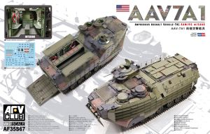 AFV Club 1/35 USMC/ROC AAVP-7A1 w/ EAAK & interior, ca.1989-present # 35S67