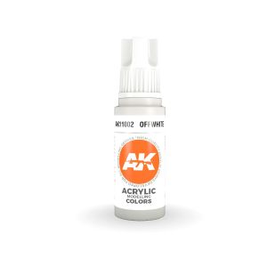AK Interactive 17ml 3rd Gen Acrylic Offwhite # 11002