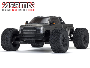Arrma 1/7 BIG ROCK 6S 4x4 BLX Monster Truck RTR, Gunmetal # ARA7612T1