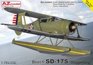 AZ Model 1/72 Beech SD-17S 'Staggerwing Floatplane' # 7891