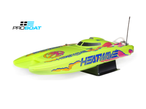 Pro Boat Blackjack 24" V2 Catamaran Brushless: RTR, Heat Wave Visual PRB08049T1